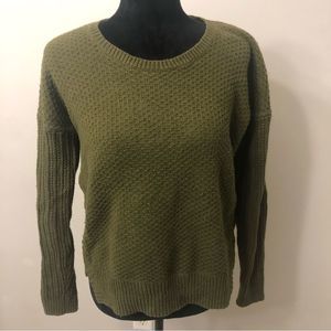Madewell Crewneck Sweater Knit Casual Loose Fit Womens Size Small Sage Green